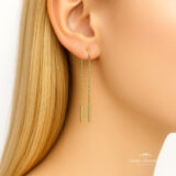 Brinco Corrente Médio em OA - Ouro Universal